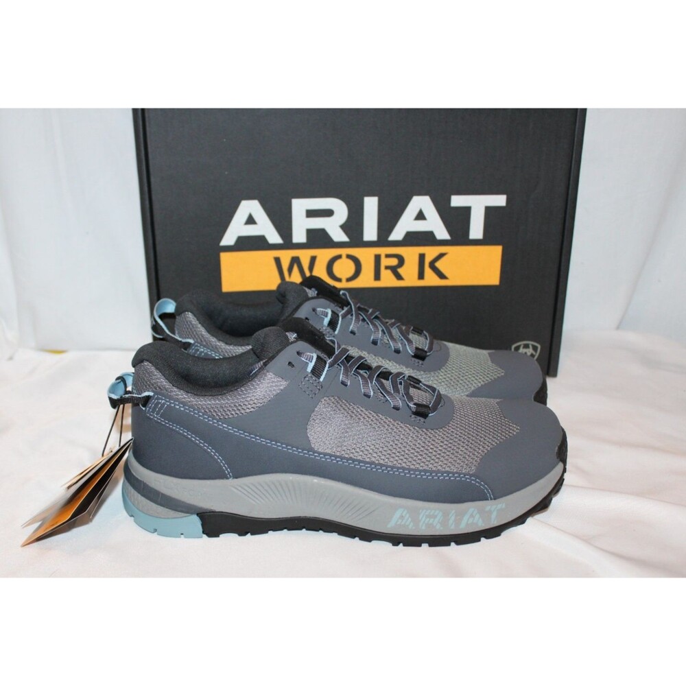 ARIAT Women's Outpace Day One Safety Composite Toe Work Shoes Grey Sz 11